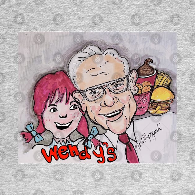 Wendys Fast Food Restaurant by TheArtQueenOfMichigan 